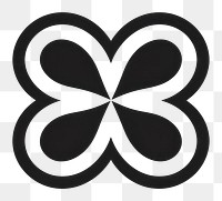 PNG Trefoil logo symbol shape. AI generated Image by rawpixel.