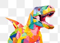 PNG Dinosuar dinosaur origami animal. AI generated Image by rawpixel.
