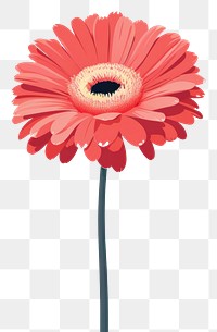 PNG Gerbera flower petal plant. AI generated Image by rawpixel.