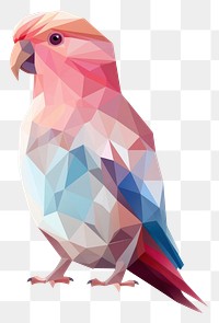 PNG  Bird animal parrot white background. AI generated Image by rawpixel.