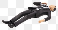 PNG Man in suit sleeping on the floor adult toy  