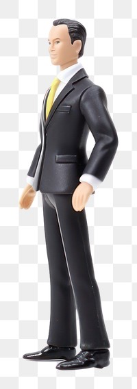 PNG Businessman figurine adult toy. AI generated Image by rawpixel.
