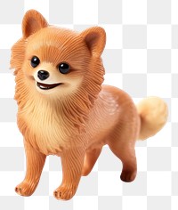 PNG Cute dog figurine mammal animal. AI generated Image by rawpixel.