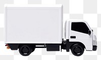 PNG Delivery truck vehicle van white background. AI generated Image by rawpixel.