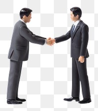 PNG 2 Business man shaking hands adult white background togetherness. 