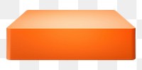 PNG Orange ruber white background rectangle letterbox. AI generated Image by rawpixel.