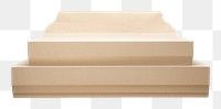 PNG Sand stone furniture box white background. AI generated Image by rawpixel.