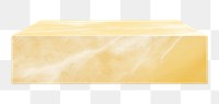 PNG Yellow marble stone box parmigiano-reggiano white background. AI generated Image by rawpixel.