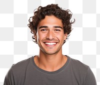 PNG Hispanic guy portrait adult smile. 