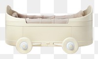 PNG Baby bed white furniture absence. AI generated Image by rawpixel.