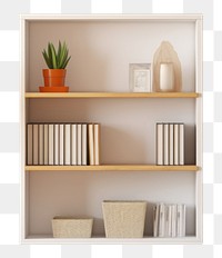 PNG Shelving unit furniture bookshelf shelving. AI generated Image by rawpixel.
