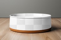 Pet's food bowl png mockup, transparent design
