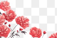 PNG Peony flowers backgrounds pattern plant. AI generated Image by rawpixel.