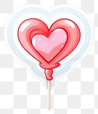 PNG Valentines lollipop candy food. AI generated Image by rawpixel.
