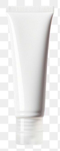 PNG White paint tube cosmetics bottle white background. AI generated Image by rawpixel.