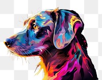 PNG Dog abstract animal mammal. AI generated Image by rawpixel.