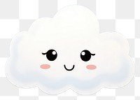 PNG Cute cloud anthropomorphic outdoors cartoon. AI generated Image by rawpixel.