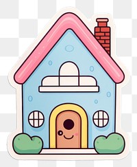 PNG  Cute house representation confectionery architecture. AI generated Image by rawpixel.