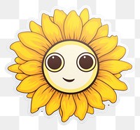 PNG Sunflower plant face anthropomorphic. AI generated Image by rawpixel.