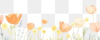 PNG Flowers backgrounds pattern petal. AI generated Image by rawpixel.