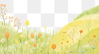 PNG Spring backgrounds grassland outdoors. AI generated Image by rawpixel.