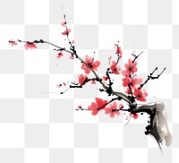 PNG Chinese Peach tree blossom flower plant. AI generated Image by rawpixel.