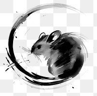 PNG Mouse head chinese zodiac rodent animal mammal. AI generated Image by rawpixel.