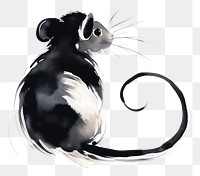 PNG Mouse chinese zodiac animal mammal rodent. AI generated Image by rawpixel.