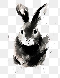 PNG Rabbit chinese zodiac mammal animal  