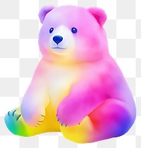 PNG Bear toy mammal cute. AI generated Image by rawpixel.