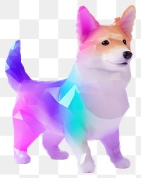 PNG Dog mammal animal purple. AI generated Image by rawpixel.