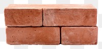 PNG Brick white background architecture bricklayer. AI generated Image by rawpixel.