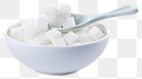PNG Sugar cubes spoon white food. AI generated Image by rawpixel.