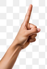 PNG  Human hand pointing up showing finger human. AI generated Image by rawpixel.