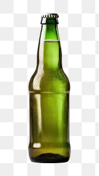 PNG Beer bottle drink white background condensation. AI generated Image by rawpixel.