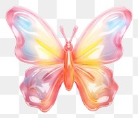 PNG Butterfly white background accessories creativity