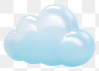 PNG Cloud white balloon fluffy. AI generated Image by rawpixel.