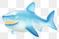 PNG Cute shark animal fish white background. AI generated Image by rawpixel.