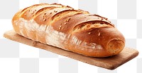 PNG Bread food white background viennoiserie. AI generated Image by rawpixel.