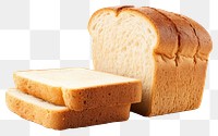 PNG Bread slice food white background sourdough. AI generated Image by rawpixel.
