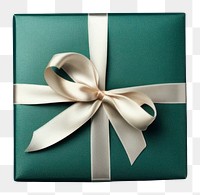PNG  Dark green gift box illuminated celebration anniversary. AI generated Image by rawpixel.