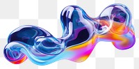 PNG Neon liquid pattern purple shape. AI generated Image by rawpixel.