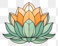 PNG Lotus art leaf creativity. AI generated Image by rawpixel.