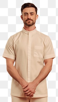 PNG  Man professional masseuse adult portrait standing. AI generated Image by rawpixel.