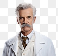 PNG  Doctor man portrait adult photo. AI generated Image by rawpixel.