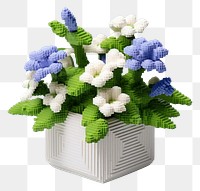 PNG  Flowers art plant vase. AI generated Image by rawpixel.