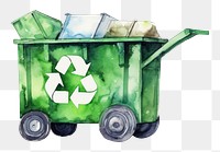 PNG Recycle plant white background container. AI generated Image by rawpixel.