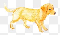 PNG  Dog walking animal mammal puppy. AI generated Image by rawpixel.