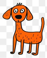 PNG Dog cartoon animal mammal. 