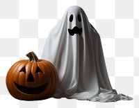 PNG Ghost halloween pumpkin anthropomorphic. AI generated Image by rawpixel.